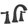 [7617807.243] Glenmere 8-Inch Widespread 2-Handle Bathroom Faucet 1.2 gpm/4.5 L/min With Lever Handles - Matte Black