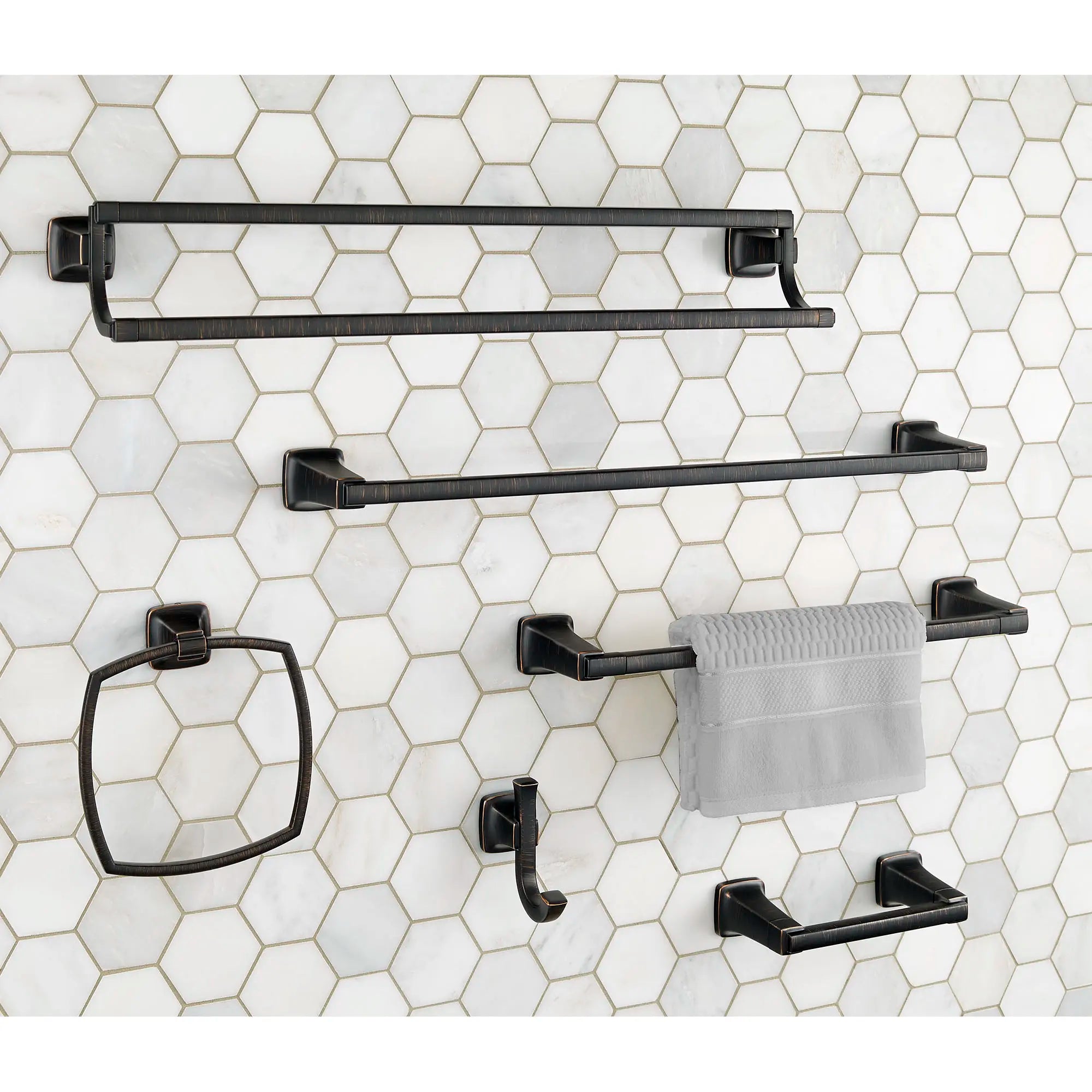 Townsend® Double Robe Hook // LEGACY BRONZE // 174336_B-7353210278_0_CDNwebp.webp