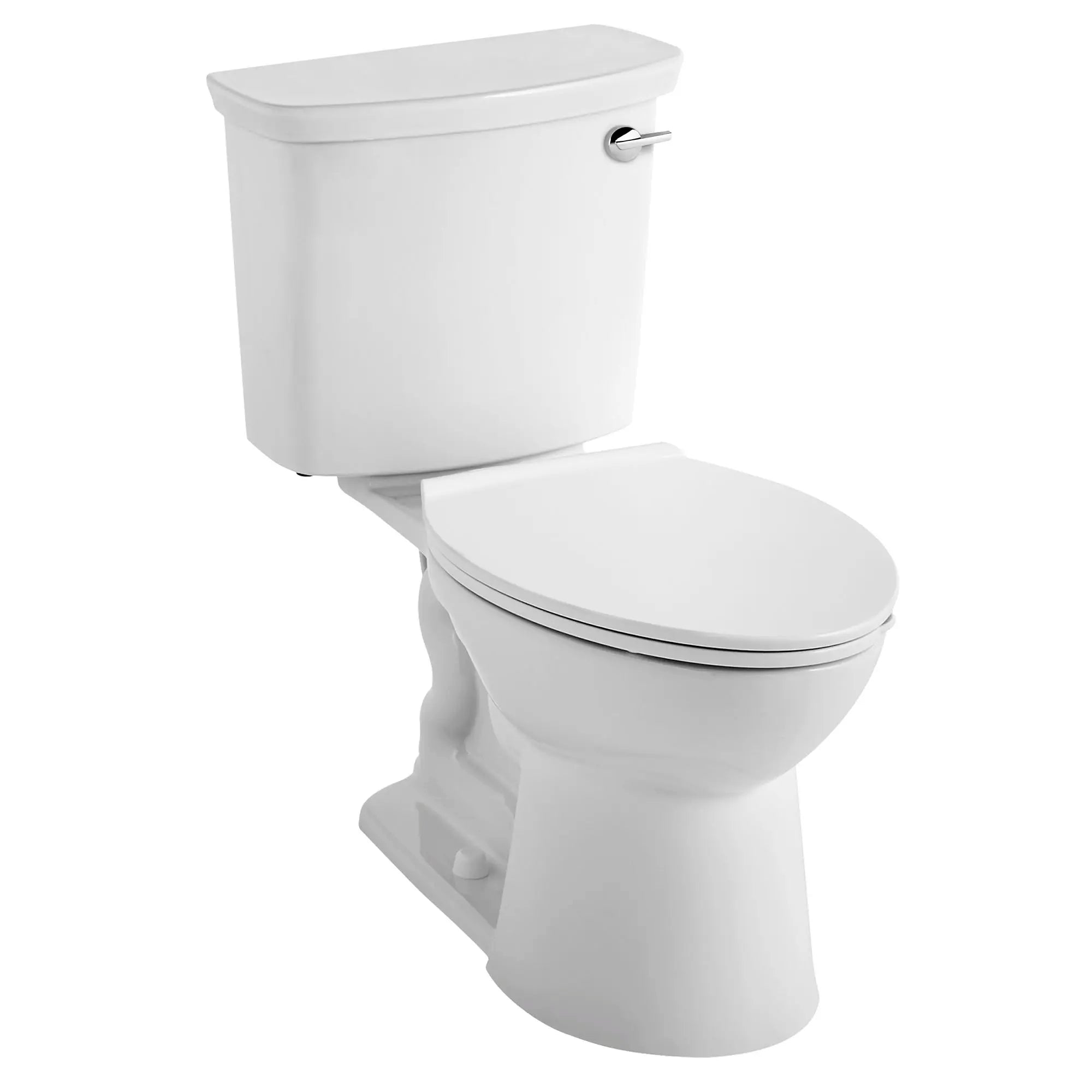 VorMax® Two-Piece 1.0 gpf/3.8 Lpf Chair Height Right-Hand Trip Lever Elongated Toilet Less Seat // WHITE // 174515_238AA115020_3_0_CDNwebp.webp