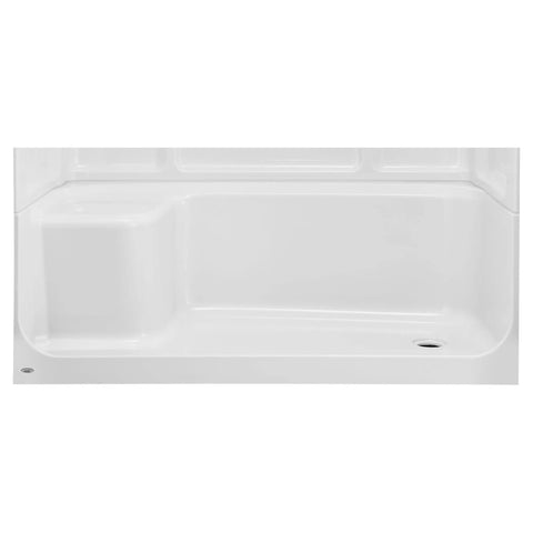 Elevate Seated Shower Base - Right Hand Outlet