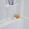 [6030ST3R.011] Elevate Seated Shower Base - Right Hand Outlet - Arctic