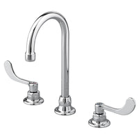 Monterrey® 8-Inch Widespread Gooseneck Faucet With Wrist Blade Handles 0.5 gpm/1.9 Lpm With Flexible Underbody // CHROME // 174702_6540275002_1_CDNwebp.webp