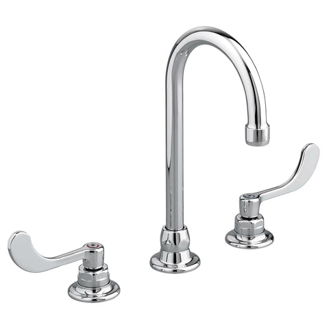 Monterrey® 8-Inch Widespread Gooseneck Faucet With Wrist Blade Handles 1.5 gpm/5.7 Lpm With Limited Swivel