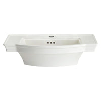 [0900001.020] Estate® Center Hole Only Pedestal Sink Top - White