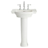 [0900008.020] Estate® 8-Inch Widespread Pedestal Sink Top - White