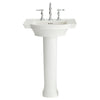 [0900008.020] Estate® 8-Inch Widespread Pedestal Sink Top - White