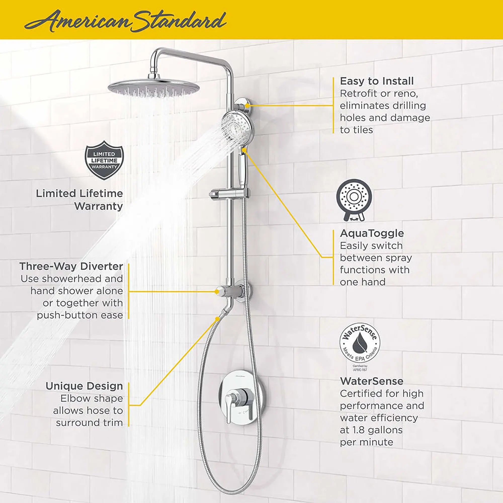 Spectra Versa® 24-Inch 4-Function 1.8 gpm/6.8 L/min Shower System With Rain Showerhead // POLISHED CHROME // 174791_9038804002_3_0_CDNwebp_276f8673-6160-4765-acde-45becbe5f974.webp