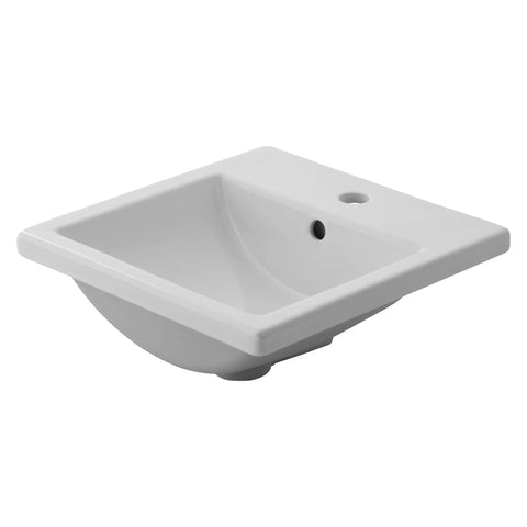 Studio Carre® Drop-In Sink With Center Hole Only