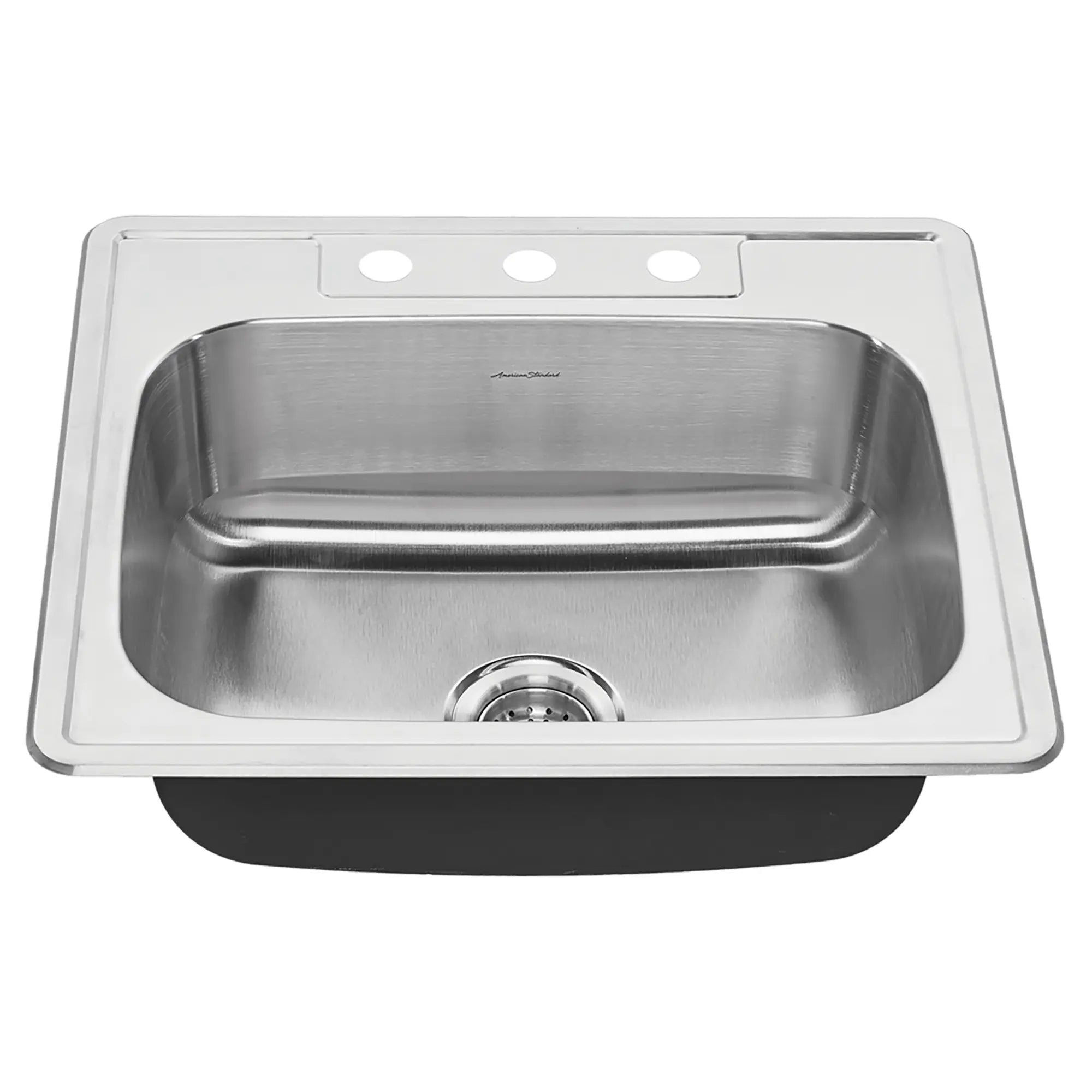 Colony® 25 x 22-Inch Stainless Steel 3-Hole Top Mount Single-Bowl ADA Kitchen Sink // STAINLESS STEEL // 174832_22SB6252283S075_0_CDNwebp.webp