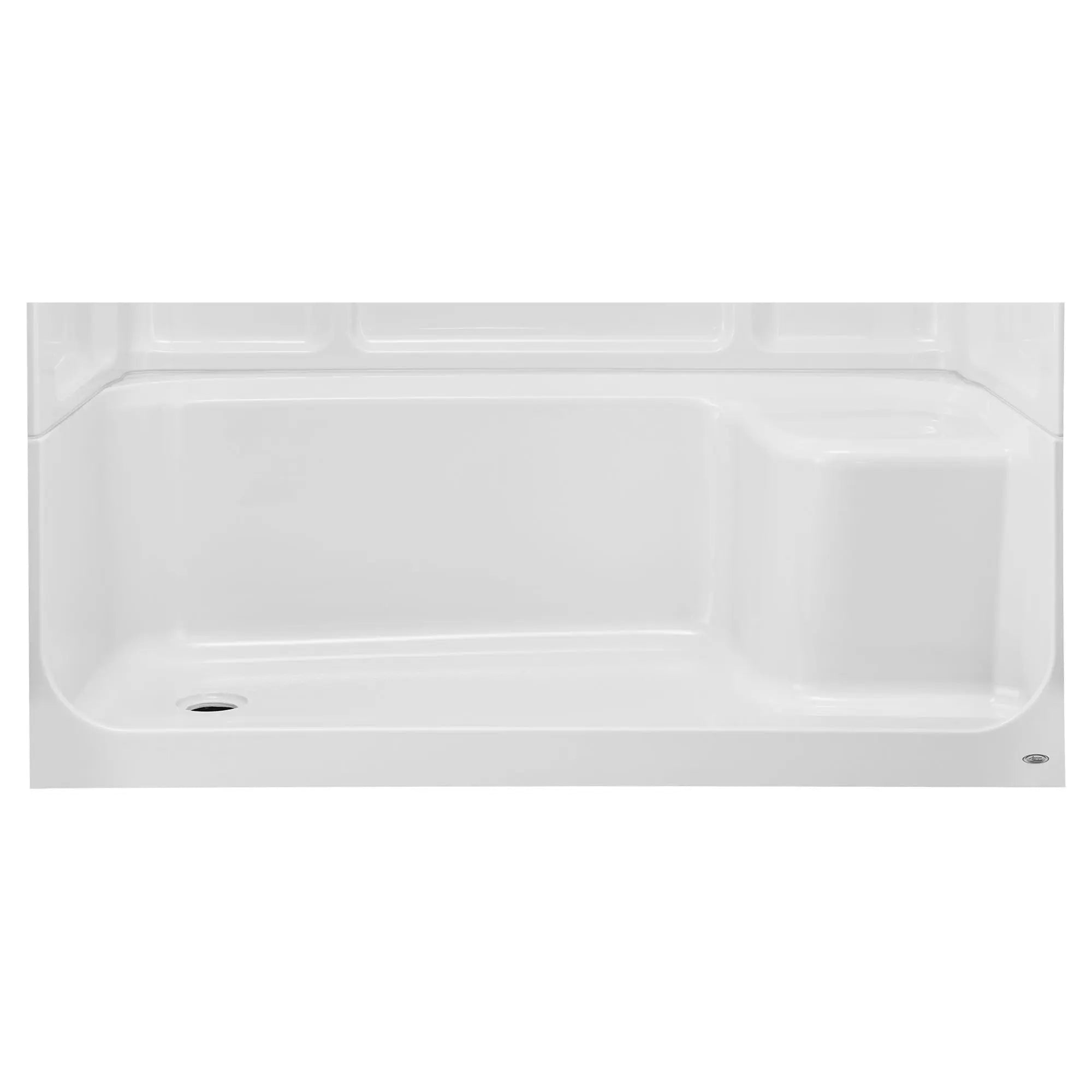 Elevate Seated Shower Base - Left Hand Outlet // ARCTIC // 175026_6030ST3L011_0_CDNwebp.webp