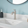[7617107.295] Glenmere Single Hole Single-Handle Bathroom Faucet 1.2 gpm/4.5 L/min With Lever Handle - Brushed Nickel