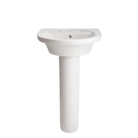 [0403800.020] Tropic® Petite 8-Inch Widespread Pedestal Sink Top and Leg Combination - White