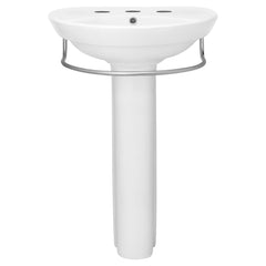 [0268800.020] Ravenna® 8-Inch Widespread Pedestal Sink Top and Leg Combination - White