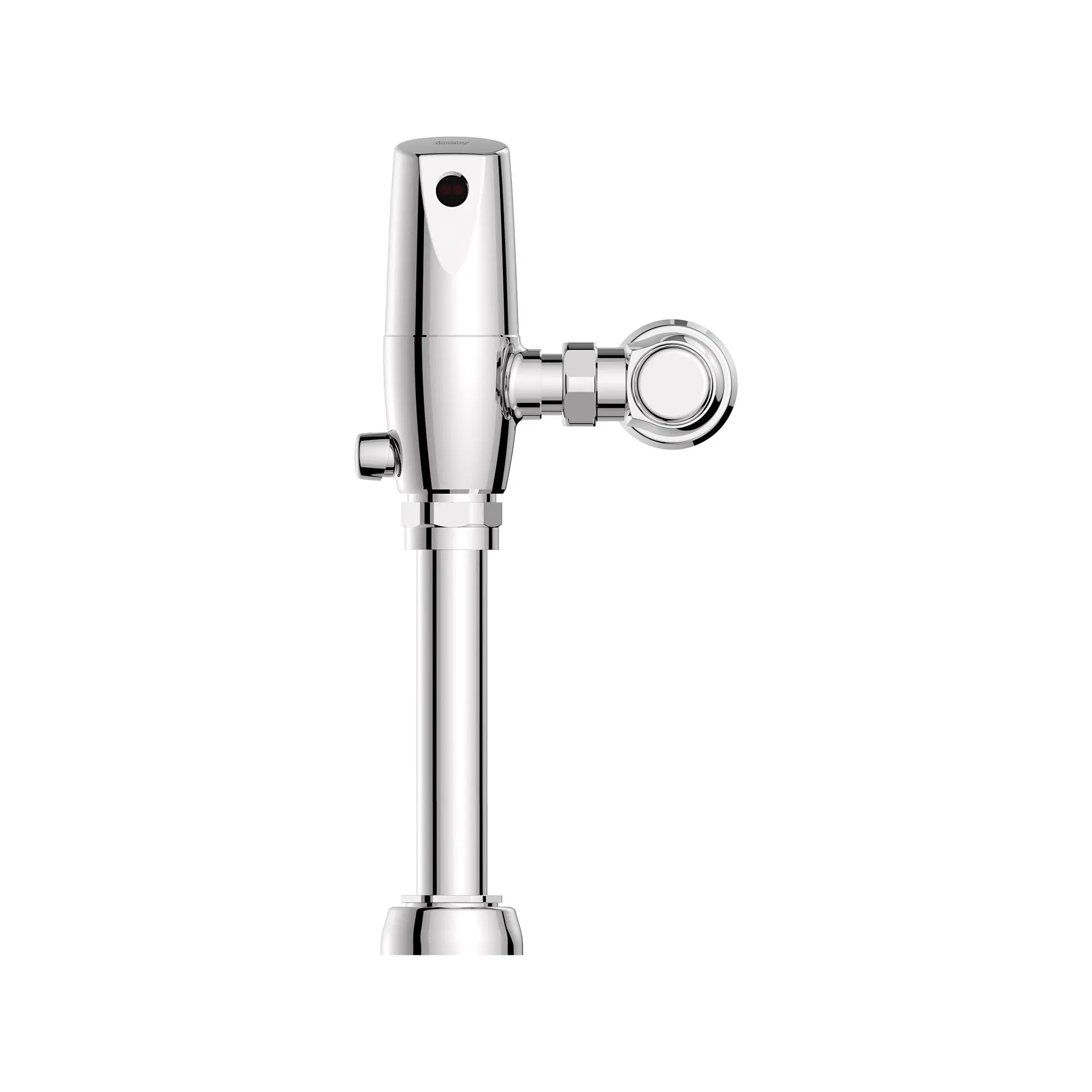 Ultima Selectronic Touchless Toilet Flush Valve, Piston-Type, PWRX, 1.6 gpf/6.0 Lpf // POLISHED CHROME // 185627_Commercial_SiloFront_6066121.002_0001_Sept2023_0_CDNwebp_32574e9c-c5f6-4d51-86bd-ee4582b295aa.webp