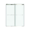 [AM00854400.295] Aspirations 60 x 72-Inch Frameless Sliding Shower Door - Brushed Nickel