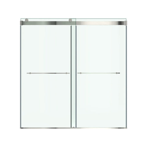 Aspirations 60 x 60-Inch Frameless Sliding Bathtub Door