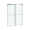 [AM00854400.295] Aspirations 60 x 72-Inch Frameless Sliding Shower Door - Brushed Nickel
