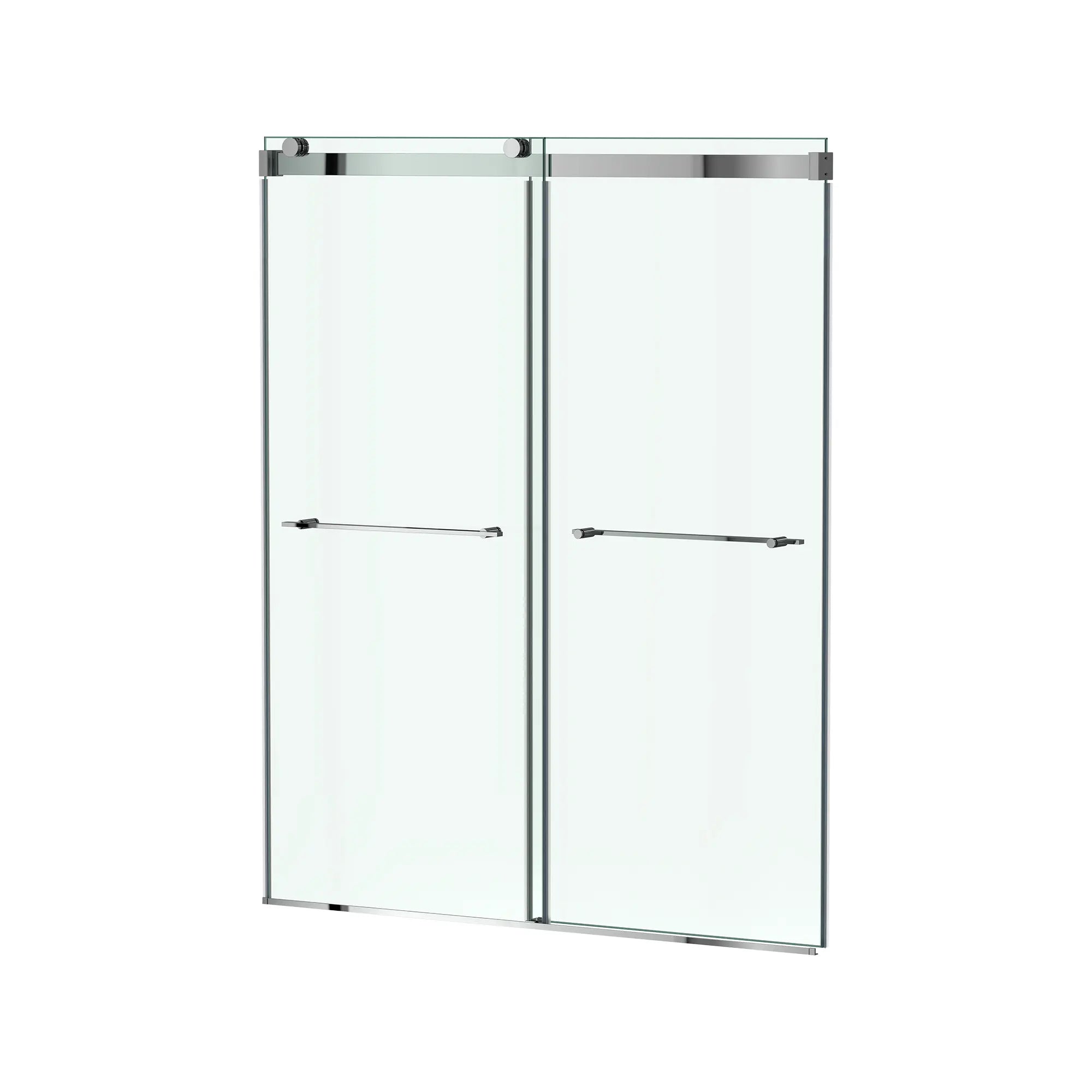 Aspirations 60 x 72-Inch Frameless Sliding Shower Door // 60 X 72 IN / SILVER SHINE // 188295_Aspirations_SiloLeft_AM00854400.213_0001_May2023_0_CDNwebp.webp