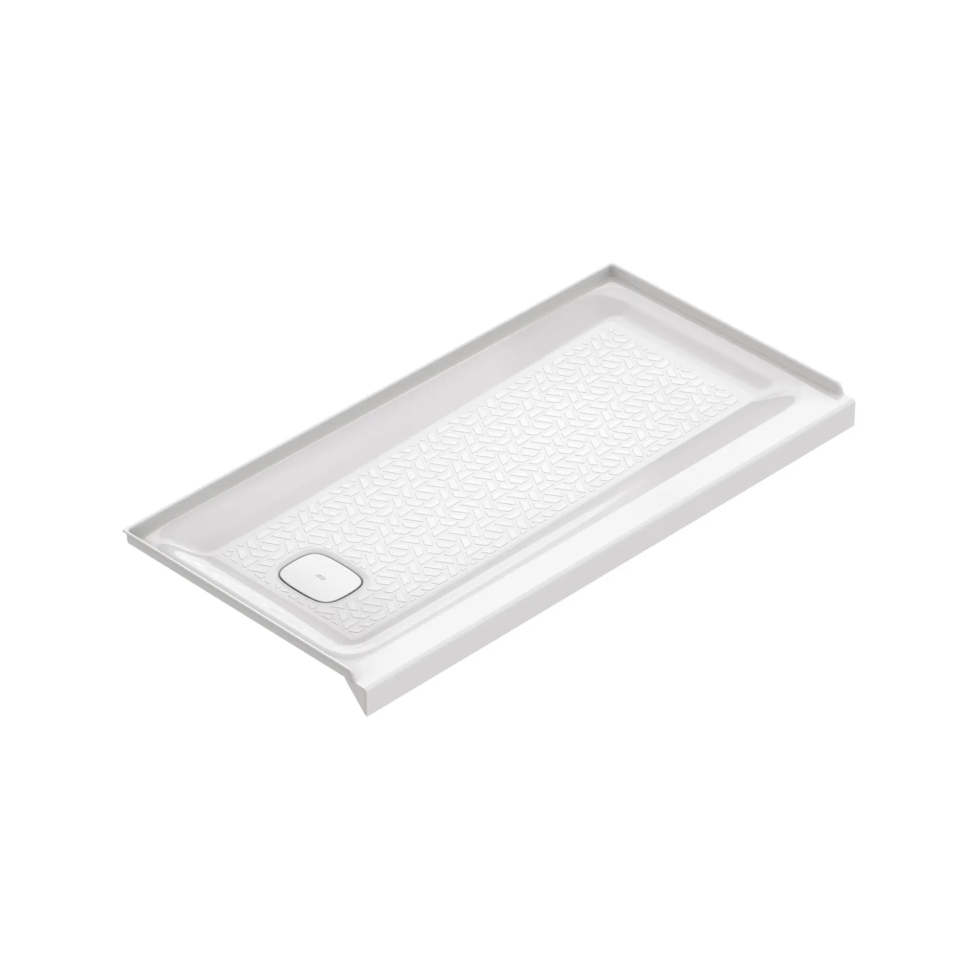 Aspirations 60 x 30-Inch Single Threshold Shower Base With Left-Hand Drain // 60 X 30 IN / LEFT / WHITE // 188299_Aspirations_SiloRight_A8019T-LHO.020_0001_APRIL2023_0_CDNwebp.webp