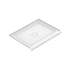 [A8022T-CO.020] Aspirations 48 x 36-Inch Single Threshold Shower Base With Center Drain - White