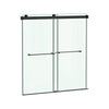 [AM00853400.243] Aspirations 60 x 60-Inch Frameless Sliding Bathtub Door - Silver Shine