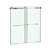 [AM00853400.295] Aspirations 60 x 60-Inch Frameless Sliding Bathtub Door - Silver Shine