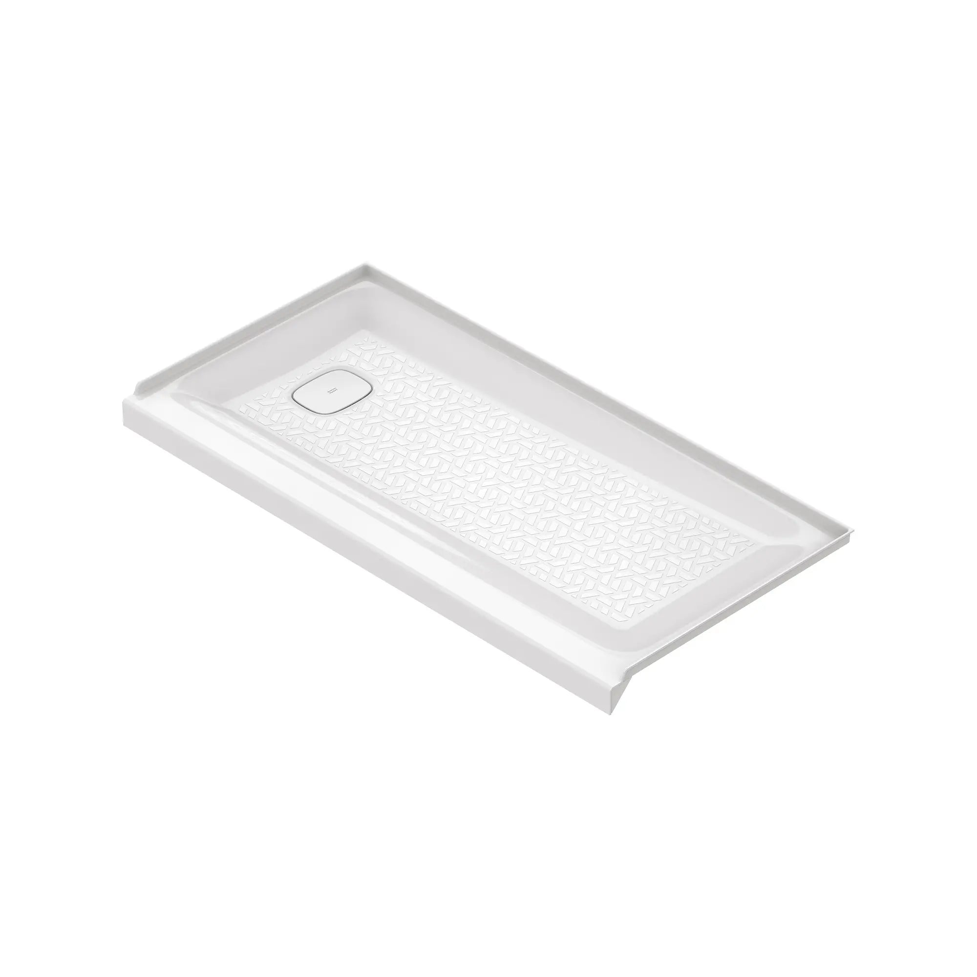 Aspirations 60 x 30-Inch Single Threshold Shower Base With Left-Hand Drain // 60 X 30 IN / LEFT / WHITE // 188309_Aspirations_SiloLeft_A8019T-LHO_0001_APRIL2023_0_CDNwebp.webp