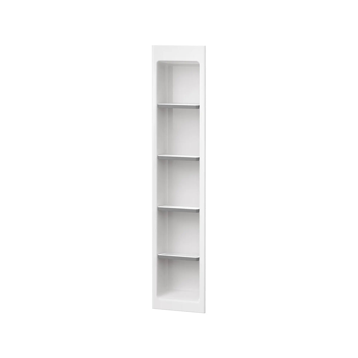 Aspirations 15 x 65-Inch In-Wall Customizable Shelving Unit // WHITE // 188339_Aspirations_SiloLeft_7192000_0001_APRIL2023_0_CDNwebp_3069cb98-bfc5-49a0-b70a-ea534d63dd0f.webp