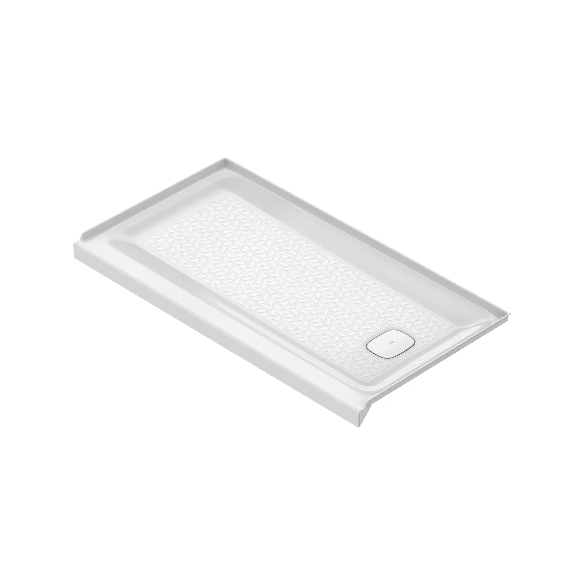 Aspirations 60 x 32-Inch Single Threshold Shower Base With Right-Hand Drain // 60 X 32 IN / RIGHT / WHITE // 188345_Aspirations_SiloLeft_A8020T-RHO_0001_APRIL2023_0_CDNwebp.webp