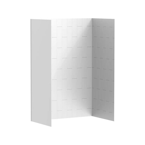 Aspirations 60 x 36 x 84-Inch Vertical Tile Shower Wall Set
