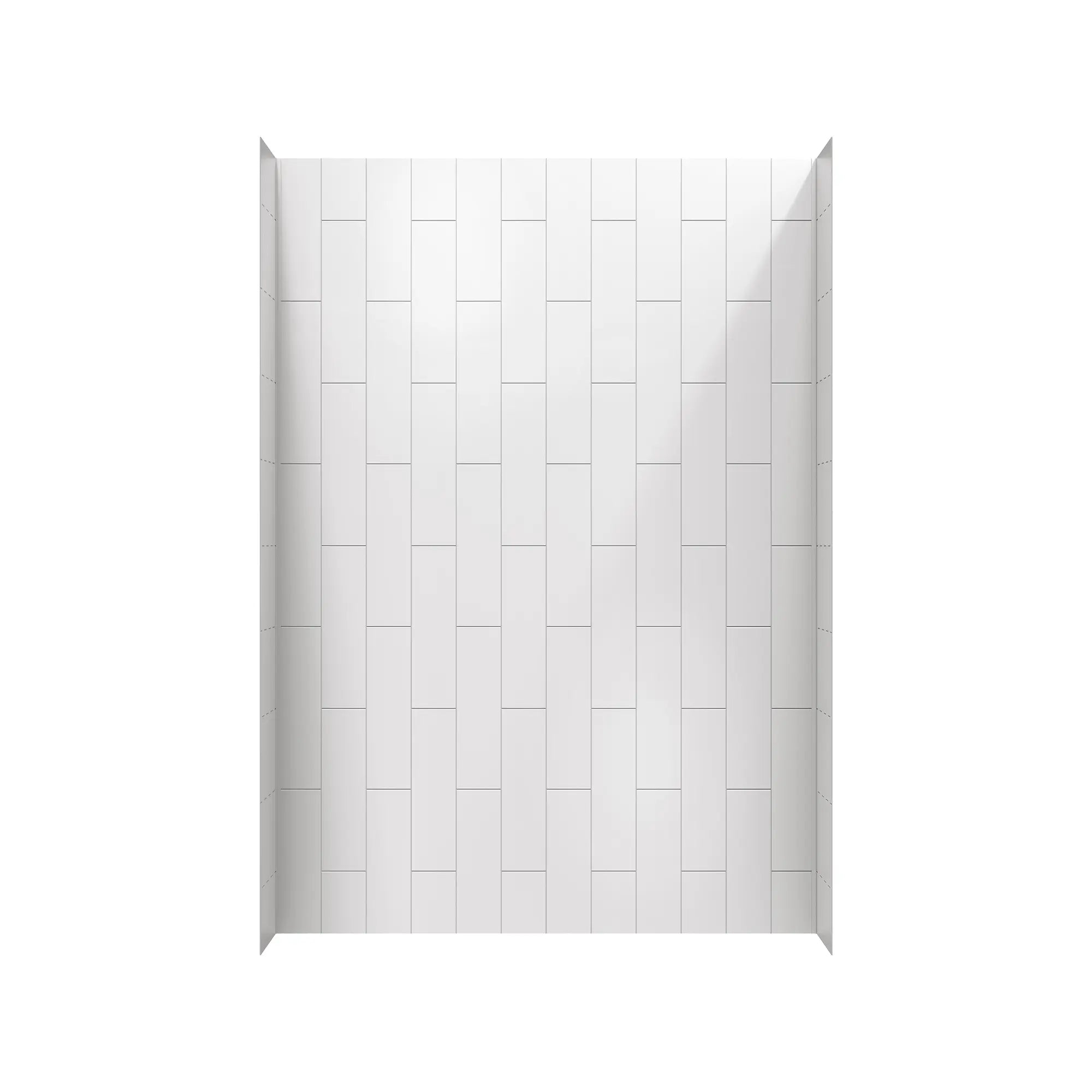 Aspirations 60 x 36 x 84-Inch Vertical Tile Shower Wall Set // WHITE // 188369_Aspirations_SiloFront_2951SWT36.020_0001_APRIL2023_0_CDNwebp_369c6fca-1e7b-4979-8310-4959c7b0d835.webp