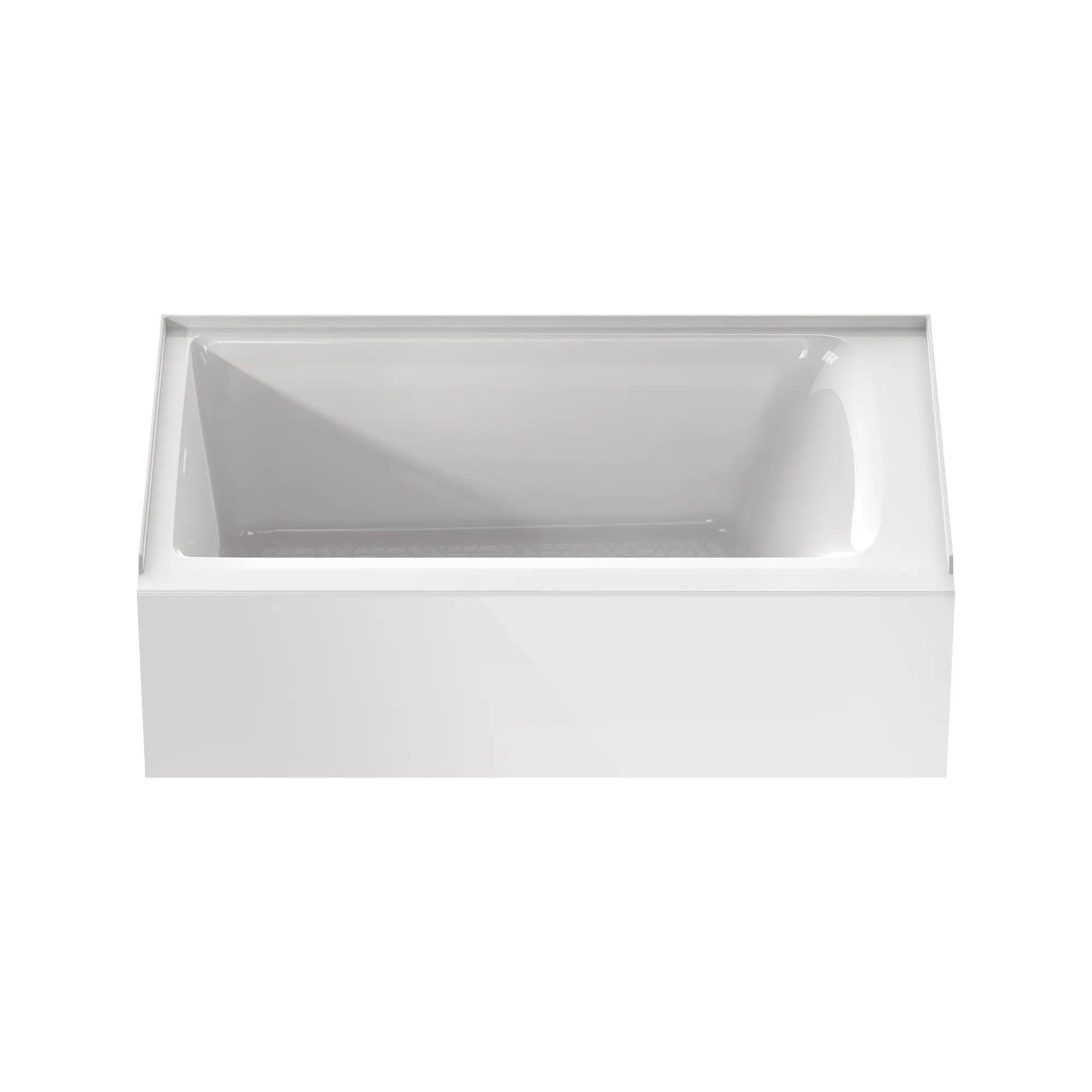 Aspirations 60 x 36-Inch Integral Apron Bathtub With Left-Hand Drain // 60 X 36 IN / LEFT / WHITE // 188406_Aspirations_SiloFront_2965202.020_0001_APRIL2023_0_CDNwebp.webp