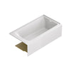 [2964102.020] Aspirations 60 x 32-Inch Integral Apron Bathtub With Right-Hand Drain - White