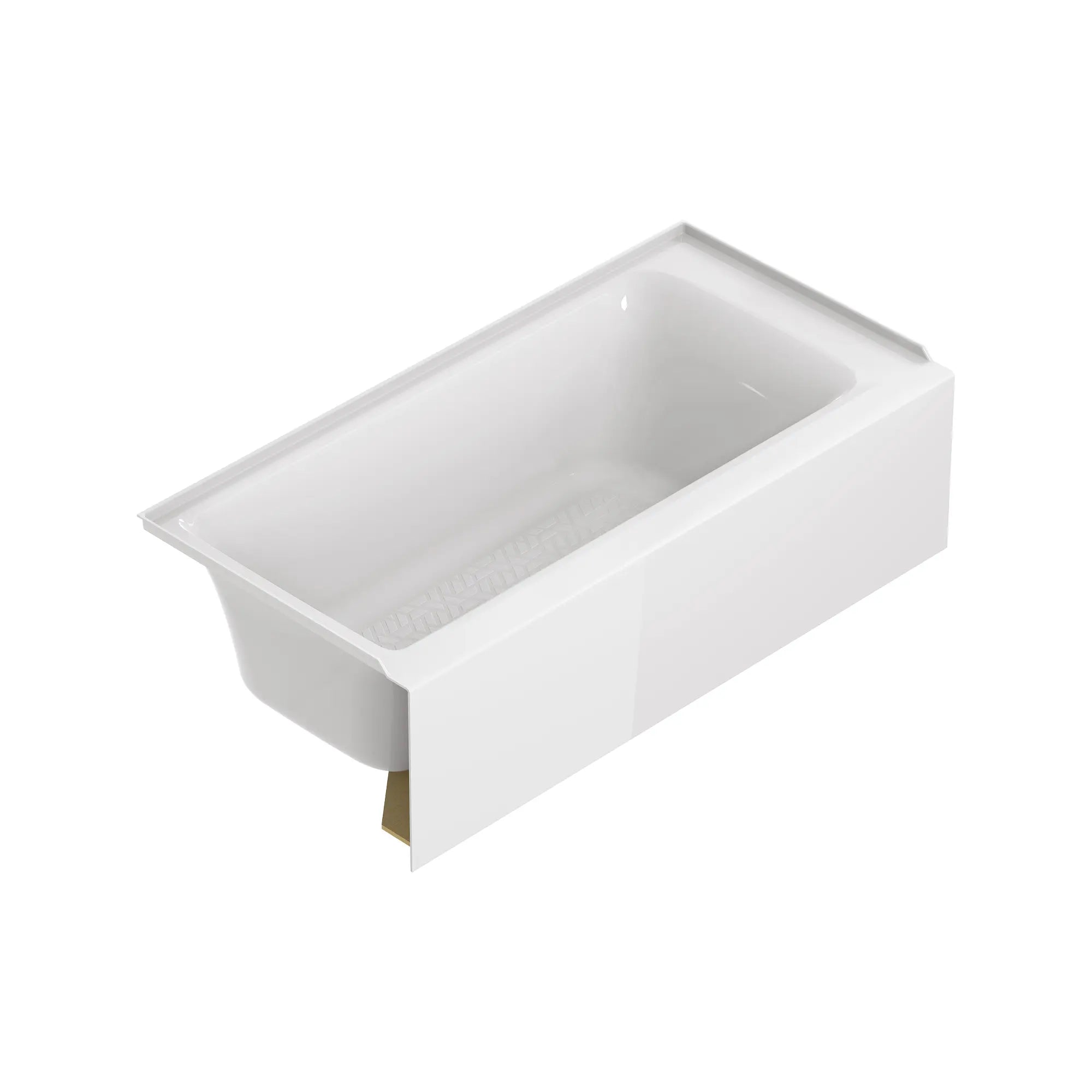 Aspirations 60 x 30-Inch Integral Apron Bathtub With Left-Hand Drain // 60 X 30 IN / LEFT / WHITE // 188422_Aspirations_SiloRight_2963202_0001_APRIL2023_0_CDNwebp.webp