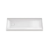 [A8020T-LHO.020] Aspirations 60 x 32-Inch Single Threshold Shower Base With Left-Hand Drain - White
