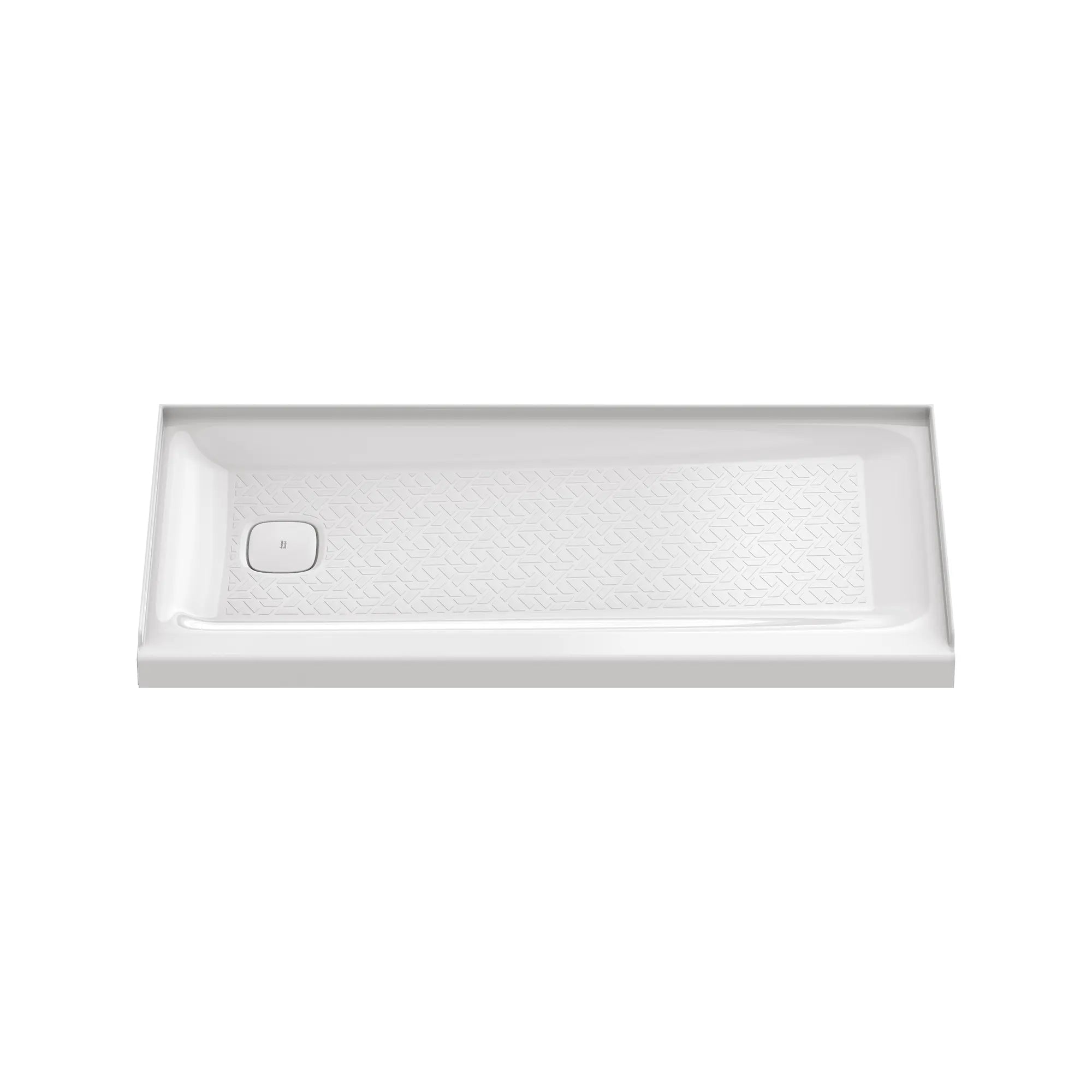 Aspirations 60 x 32-Inch Single Threshold Shower Base With Left-Hand Drain // 60 X 32 IN / LEFT / WHITE // 193117_Aspirations_SiloFront_A8020T-LHO.020_0001_APRIL2023_0_CDNwebp.webp