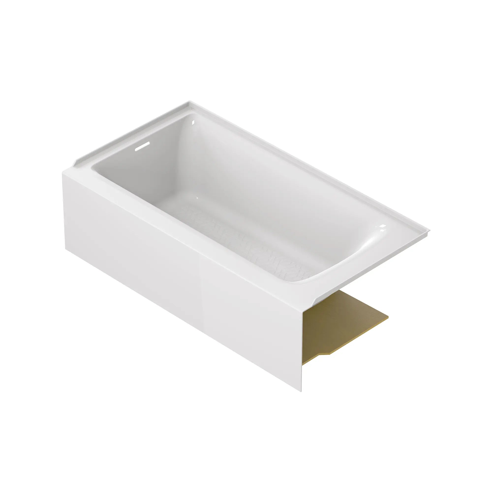 Aspirations 60 x 32-Inch Integral Apron Bathtub With Left-Hand Drain // 60 X 32 IN / LEFT / WHITE // 193143_Aspirations_SiloLeft_2964202.020_0001_APRIL2023_0_CDNwebp.webp