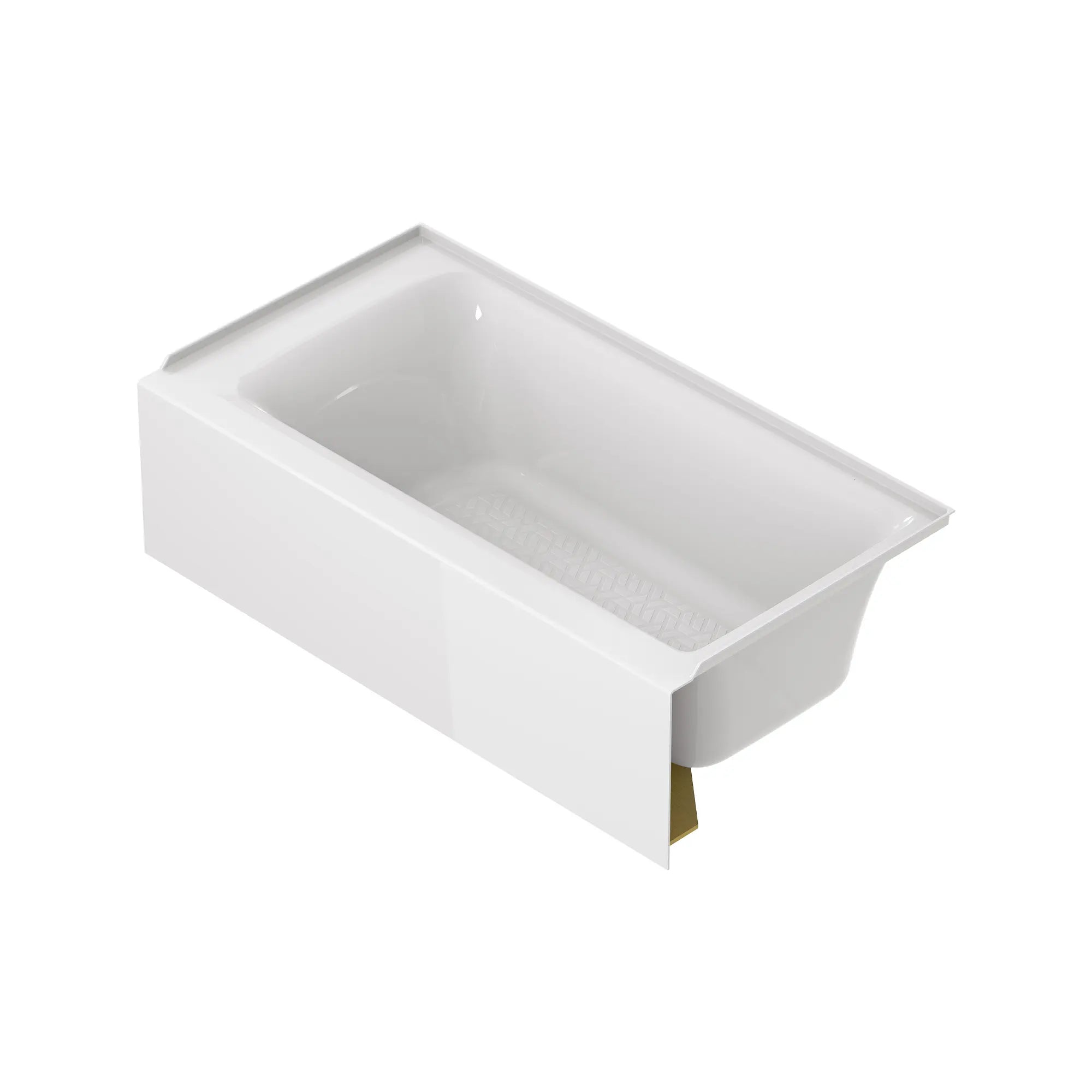 Aspirations 60 x 32-Inch Integral Apron Bathtub With Right-Hand Drain // 60 X 32 IN / RIGHT / WHITE // 193153_Aspirations_SiloLeft_2964102.020_0001_APRIL2023_0_CDNwebp.webp