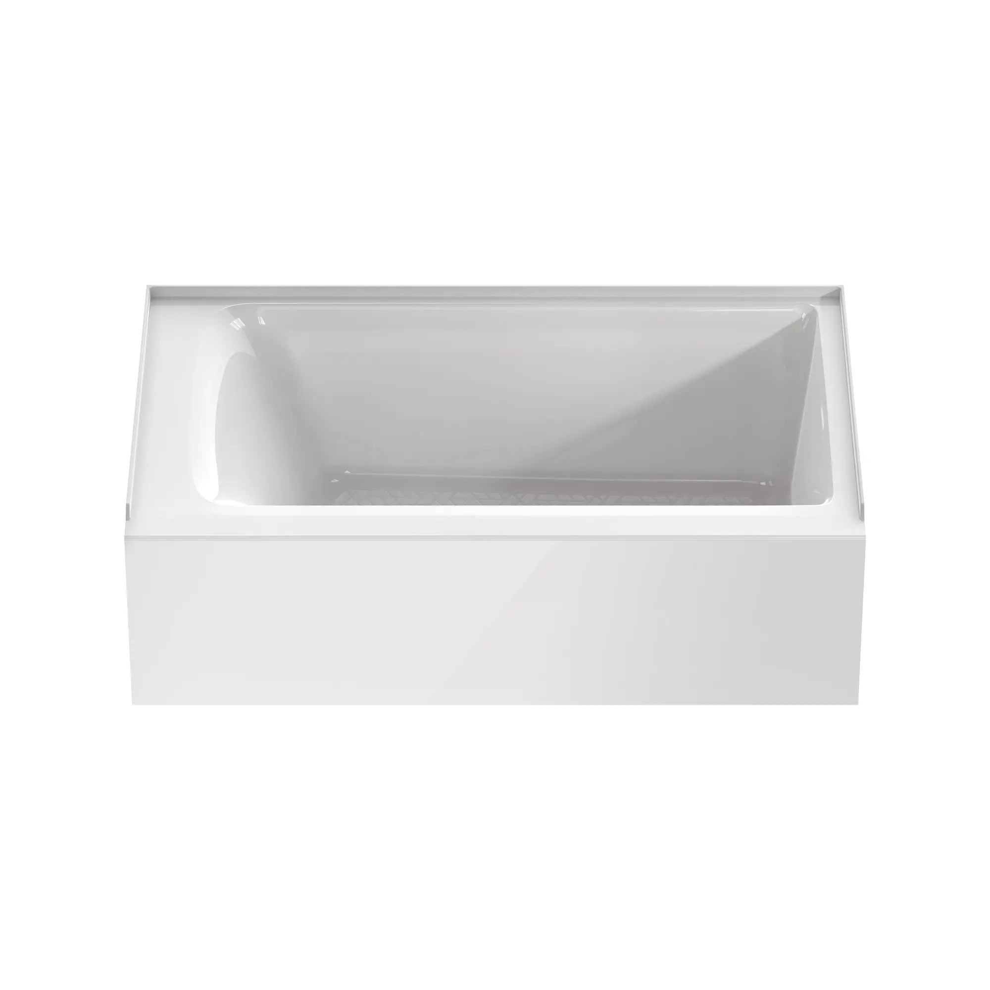 Aspirations 60 x 36-Inch Integral Apron Bathtub With Right-Hand Drain // 60 X 36 IN / RIGHT / WHITE // 193162_Aspirations_SiloFront_2965102.020_0001_APRIL2023_0_CDNwebp.webp