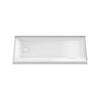 [A8021T-LHO.020] Aspirations 60 x 36-Inch Single Threshold Shower Base With Left-Hand Drain - White