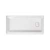 [A8019T-RHO.020] Aspirations 60 x 30-Inch Single Threshold Shower Base With Right-Hand Drain - White
