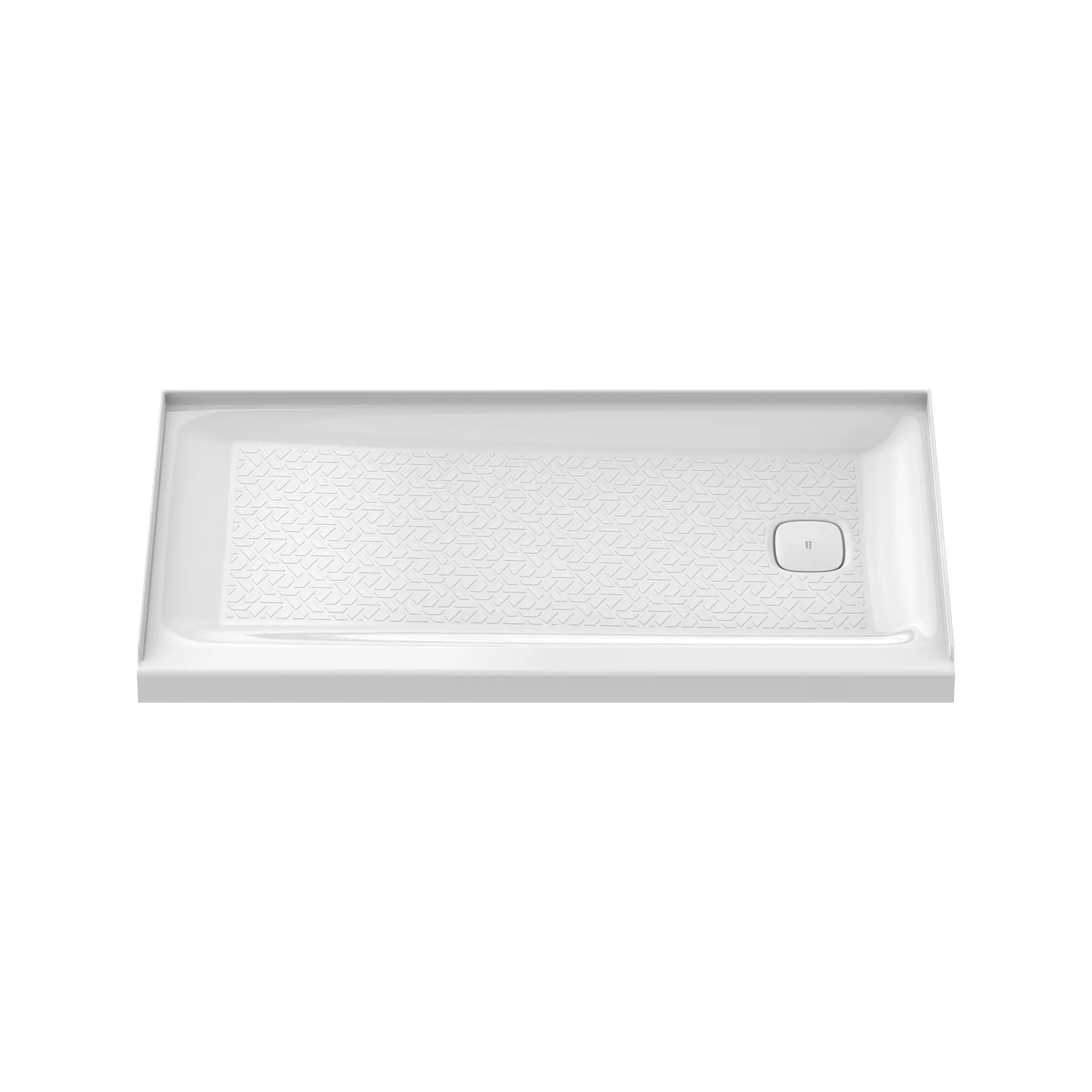 Aspirations 60 x 36-Inch Single Threshold Shower Base With Right Hand-Drain // 60 X 36 IN / RIGHT / WHITE // 193198_Aspirations_SiloFront_A8021T-RHO.020_0001_APRIL2023_0_CDNwebp.webp