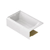 [2965202.020] Aspirations 60 x 36-Inch Integral Apron Bathtub With Left-Hand Drain - White