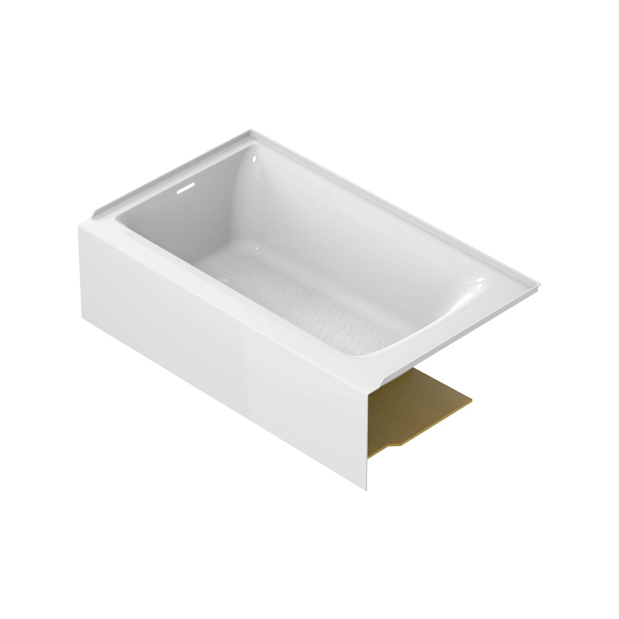 Aspirations 60 x 36-Inch Integral Apron Bathtub With Left-Hand Drain // 60 X 36 IN / LEFT / WHITE // 193201_Aspirations_SiloLeft_2965202.020_0001_APRIL2023_0_CDNwebp.webp