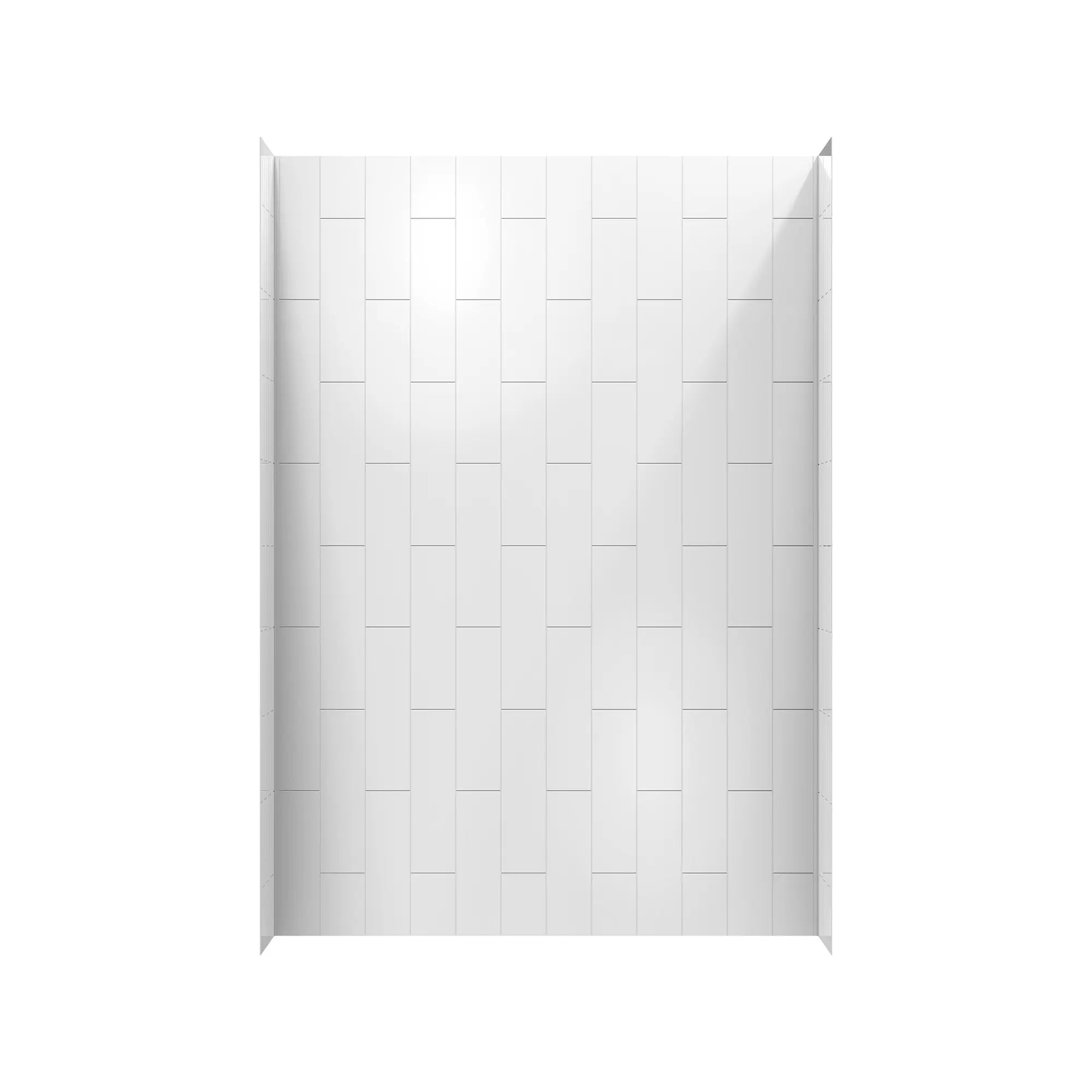 Aspirations 60 x 32 x 84-Inch Vertical Tile Shower Wall Set // WHITE // 193205_Aspirations_SiloFront_2951SWT32.020_0001_APRIL2023_0_CDNwebp_078978b5-2f8c-42e2-98d7-6fd237934431.webp
