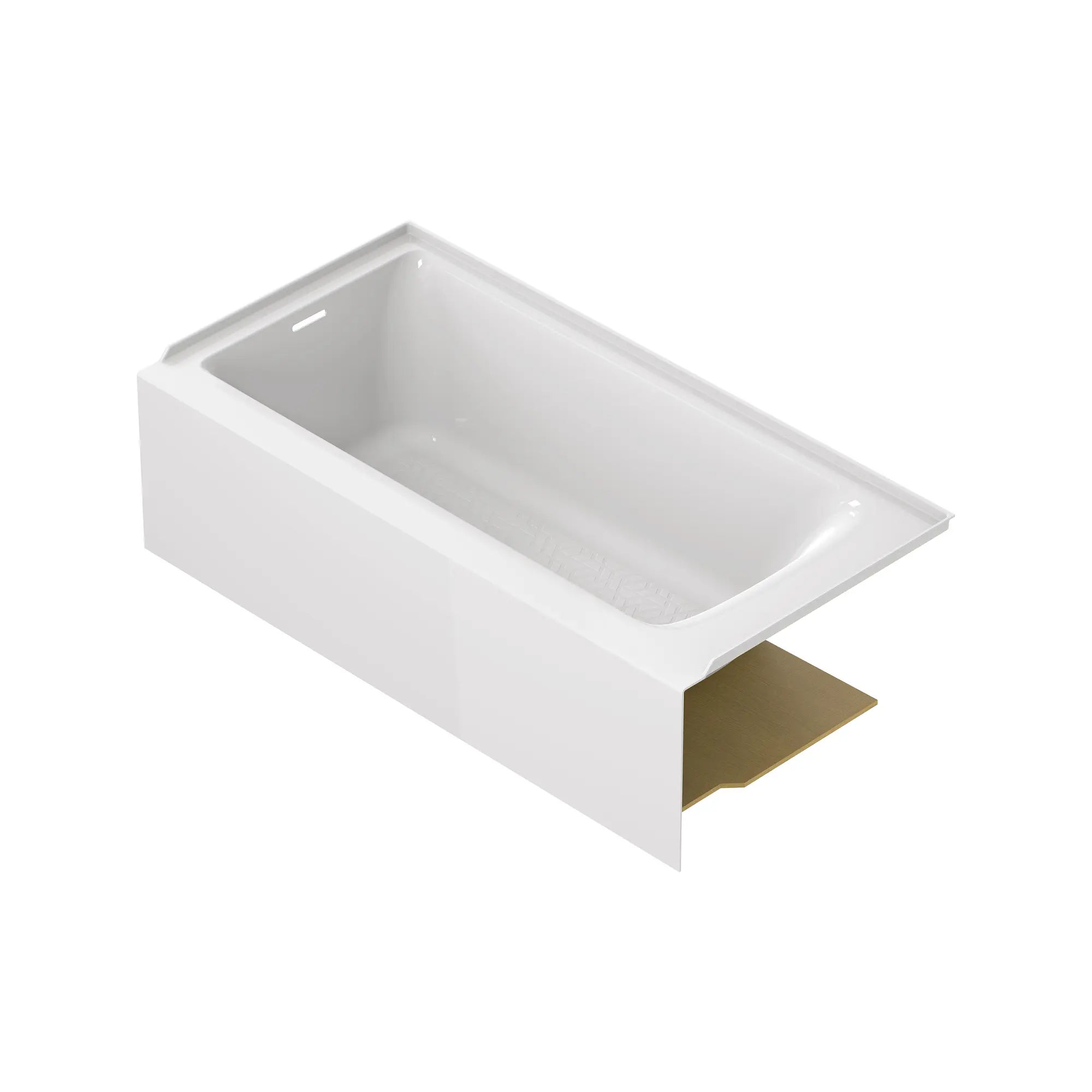Aspirations 60 x 30-Inch Integral Apron Bathtub With Left-Hand Drain // 60 X 30 IN / LEFT / WHITE // 193207_Aspirations_SiloLeft_2963202.020_0001_APRIL2023_0_CDNwebp.webp