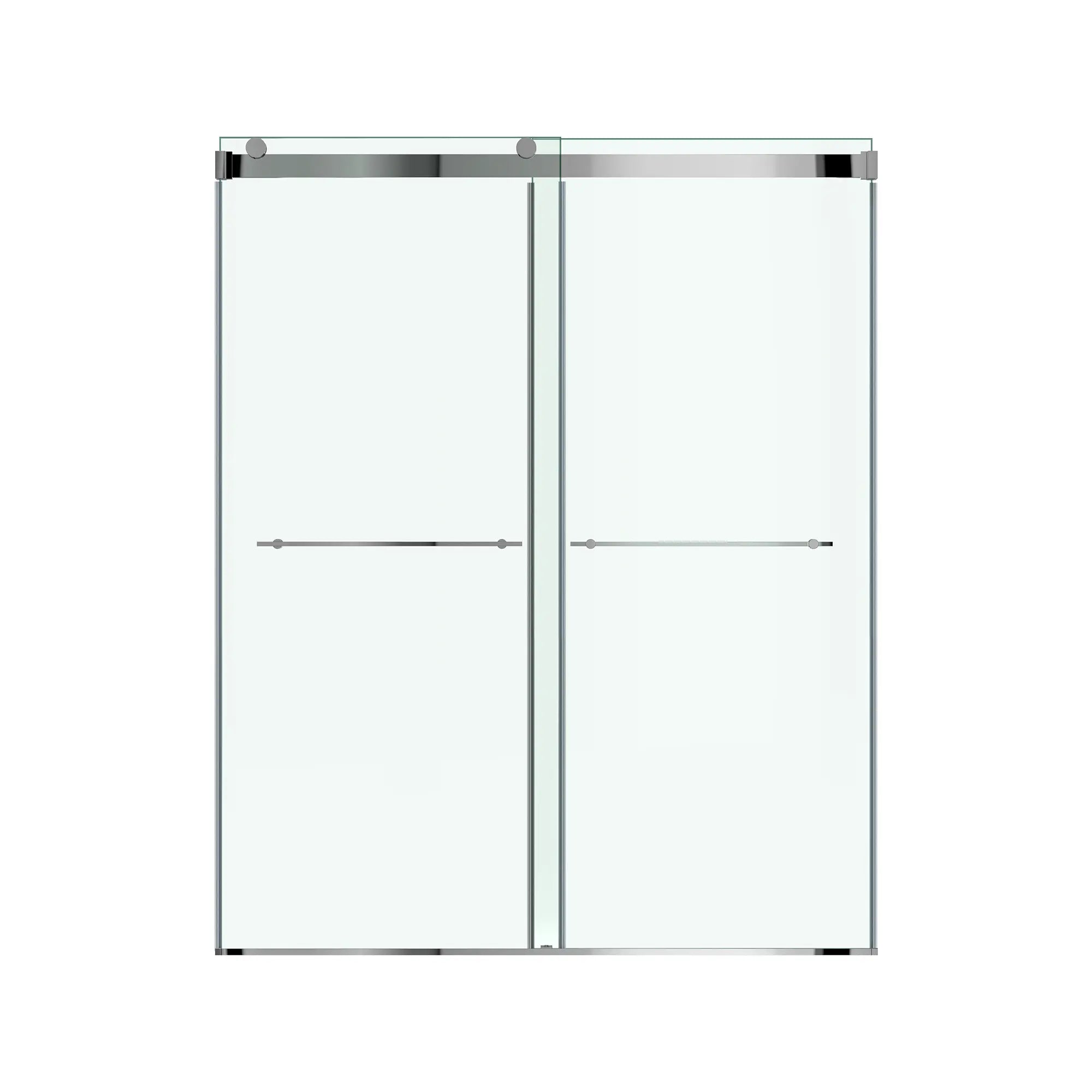Aspirations 60 x 72-Inch Frameless Sliding Shower Door // 60 X 72 IN / SILVER SHINE // 193208_Aspirations_SiloFront_AM00854400.213_0001_May2023_0_CDNwebp.webp