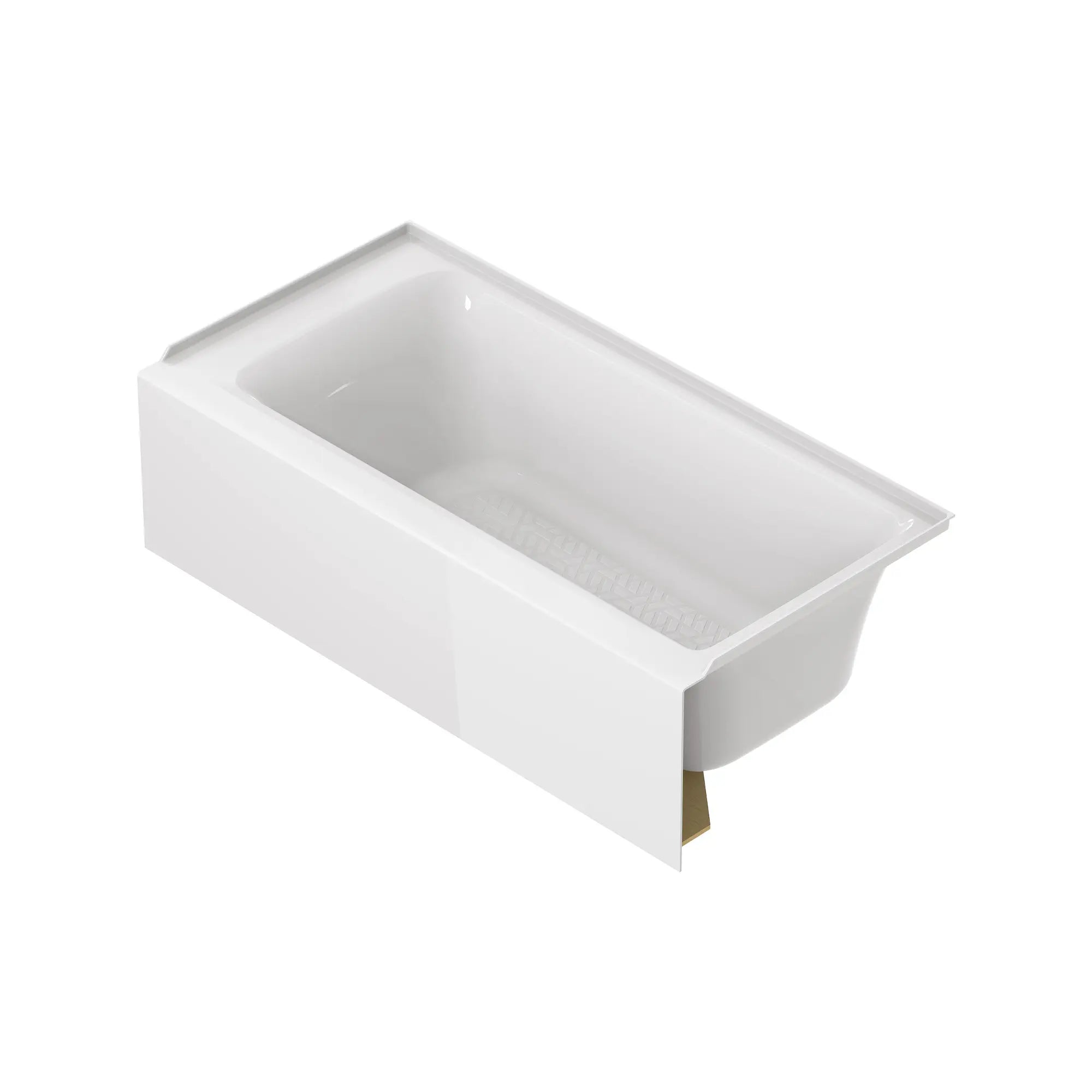 Aspirations 60 x 30-Inch Integral Apron Bathtub With Right-Hand Drain // 60 X 30 IN / RIGHT / WHITE // 193213_Aspirations_SiloLeft_2963102.020_0001_APRIL2023_0_CDNwebp.webp