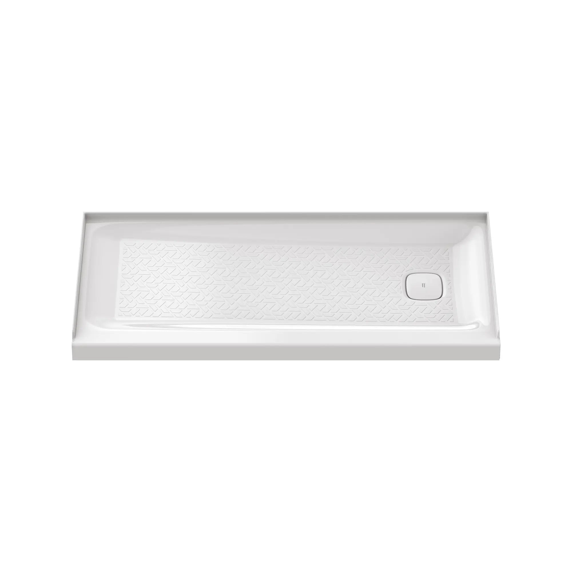 Aspirations 60 x 32-Inch Single Threshold Shower Base With Right-Hand Drain // 60 X 32 IN / RIGHT / WHITE // 193219_Aspirations_SiloFront_A8020T-RHO.020_0001_APRIL2023_0_CDNwebp.webp