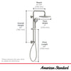 Spectra Versa® 24-Inch 4-Function 1.8 gpm/6.8 L/min Shower System With Rain Showerhead // BRUSHED COOL SUNRISE // 231601_SpectraVersa_Infographic_102907_0006_OCT2023_CDNwebp.webp
